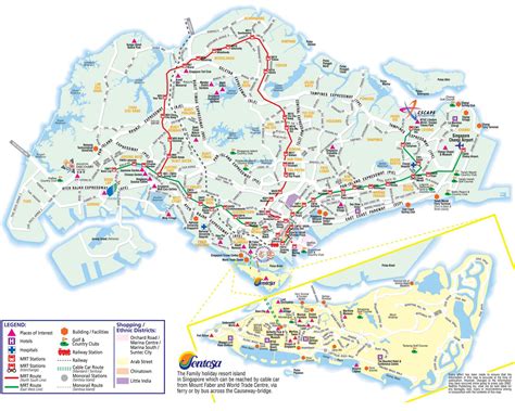Printable Map Of Singapore